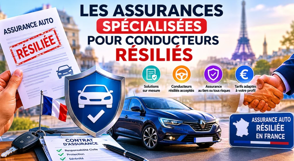 Assurance auto pour conducteurs résiliés